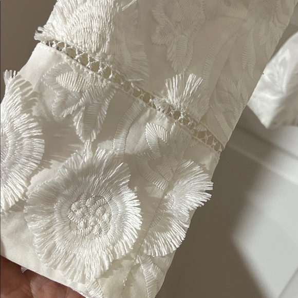 INC International Concepts Elegant White Floral Women's Jacket - Picture 3 of 10